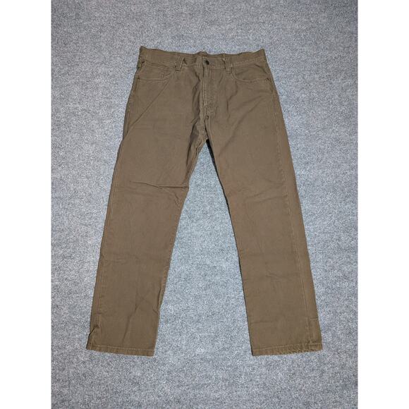 Filson Tin Cloth Pants Mens Size 36x32 (38x32) Brown - Picture 1 of 9